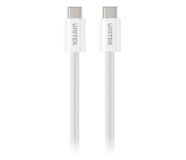 UNITEK Kabel USB-C PD 100W 1m - zwijany magnetycznie C14141AWH01-1M - 1291407 - zdjęcie 2